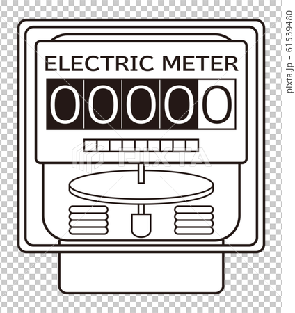 電気メーター アイコン イラスト ベクターのイラスト素材