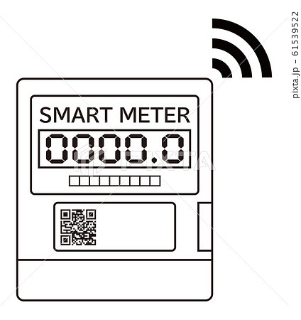 スマートメーター アイコン イラスト ベクターのイラスト素材
