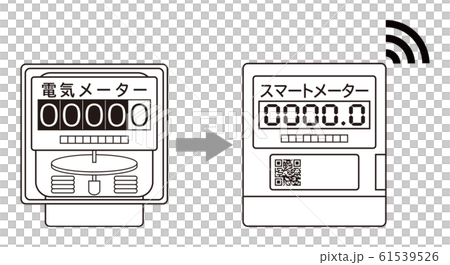 電錶智能電錶介紹圖標圖矢量 61539526