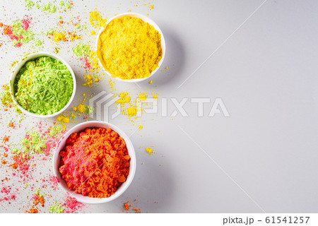 Holi festival celebration. Traditional Indian Holi 61541257