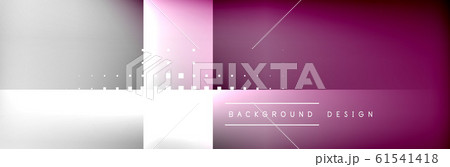 Abstract background - squares and lines composition created with lights and shadows. Technology or business digital template 61541418