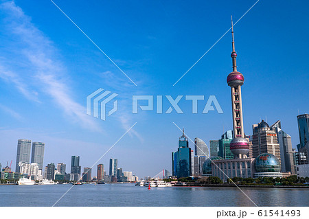 《上海》外灘の眺め・陸家嘴の摩天楼 61541493