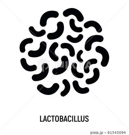 Lactobacillus Icon. Probiotic Concept Logo and 61543094