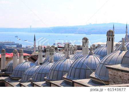 Aerial view from Suleymaniye Mosque, Istanbul, Aerial view from Suleymaniye Mosque, Istanbul, 61543677