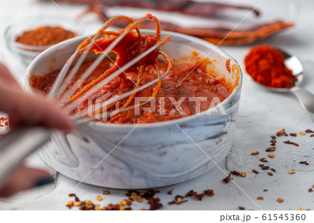 Traditional home made Korean red sause Gochujang Traditional home made Korean red sause Gochujang 61545360