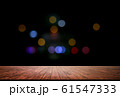 empty wood plank floor mock on the bokeh night 61547333