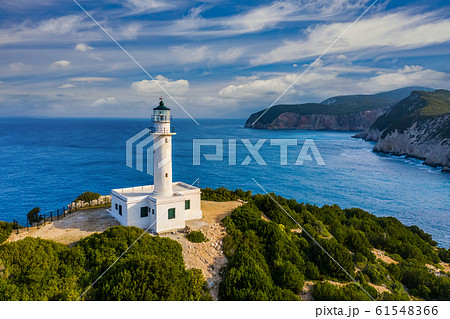 Aerial view of Cape of Ducato in Lefkada island- Greece 61548366