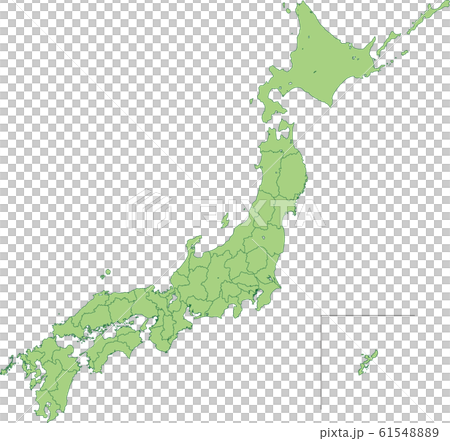 日本地図_都道府県別 61548889