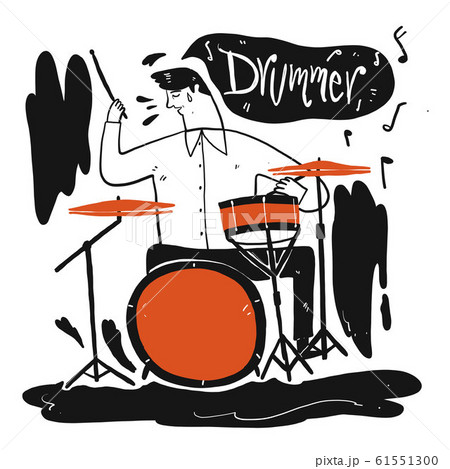 A man playing music. A man playing music. 61551300