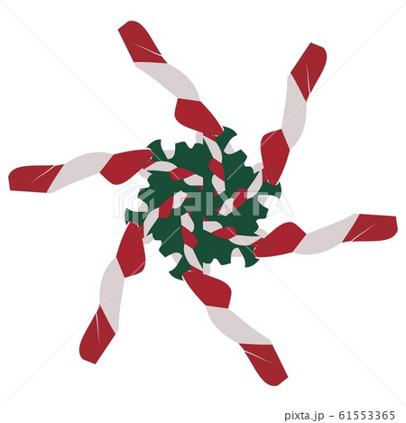 Vintage christmas pattern in retro 80s style. 61553365