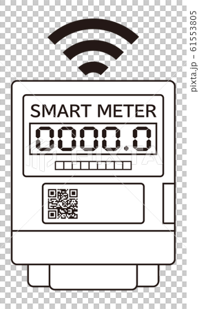 Smart meter icon illustration vector 61553805