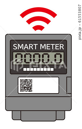 スマートメーター アイコン イラスト ベクター 61553807