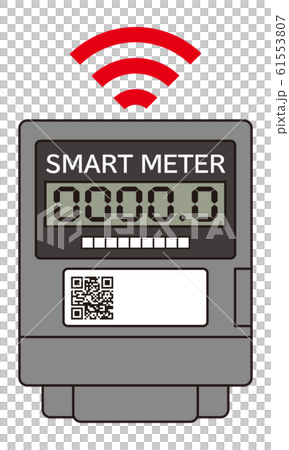 スマートメーター アイコン イラスト ベクター 61553807