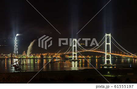 白鳥大橋の夜景 / 北海道室蘭市 61555197