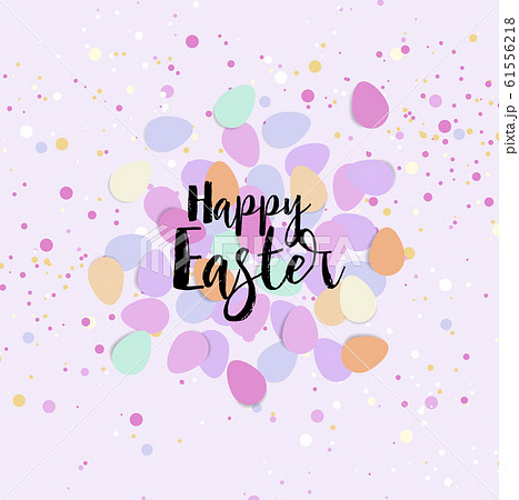 Easter eggs, confetti Easter eggs, confetti 61556218