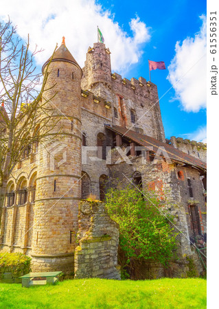 Gravensteen castle in Ghent, Belgium 61556351