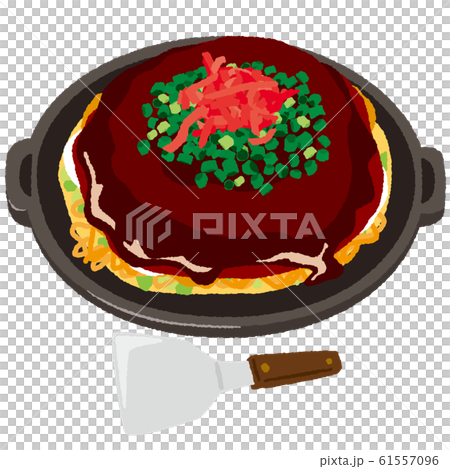 お好み焼きのイラスト 61557096