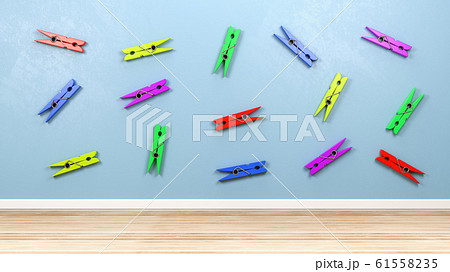Clothespin at the Wall 61558235