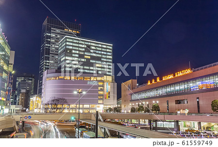 仙台駅前夜景　仙台駅 61559749