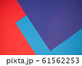 Bright flat lay background with color paper 61562253