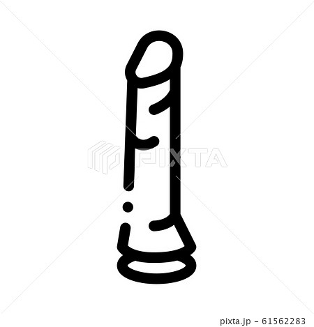 Close Up Amateur Dildo Masturbation - Dildo Sex Toy Icon Vector Outline Illustration - Stock Illustration  [61562283] - PIXTA
