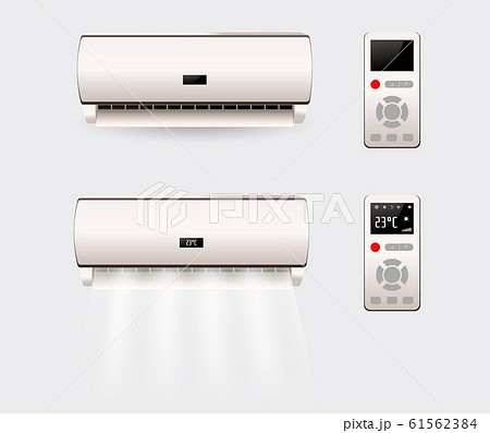 Vector air conditioner with fresh air isolated. Vector air conditioner with fresh air isolated. 61562384