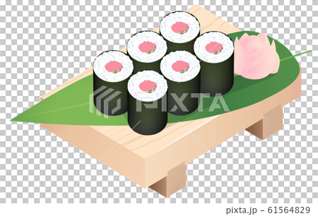 Leek rolls white background 61564829