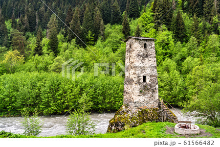 The Love tower in Kala village - Samegrelo-Zemo Svaneti, Georgia The Love tower in Kala village - Samegrelo-Zemo Svaneti, Georgia 61566482