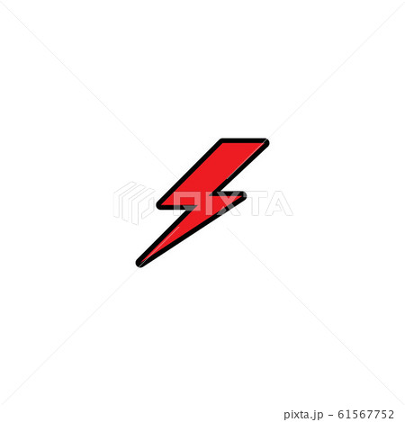 Lightning bolt flash thunderbolt icons vector Lightning bolt flash thunderbolt icons vector 61567752