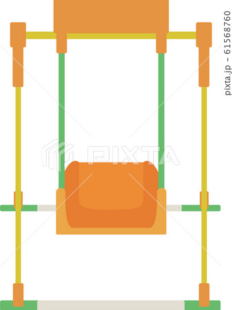 イラスト素材 ブランコ ぶらんこ おもちゃ 遊具 ベクターのイラスト素材