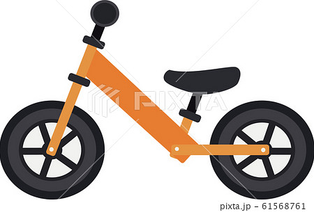 イラスト素材 三輪車 自転車 乗り物 子供用 遊具 ベクターのイラスト素材