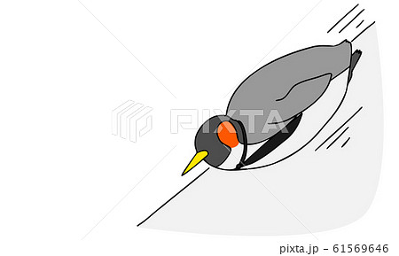 ネクタイをしたコウテイペンギン 61569646