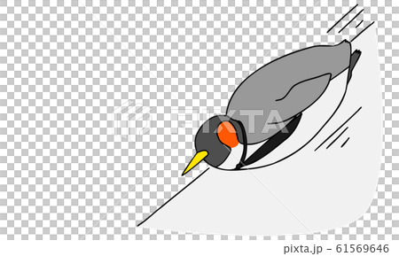 ネクタイをしたコウテイペンギン 61569646