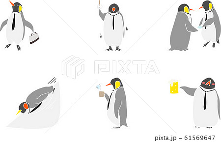 ネクタイをしたコウテイペンギン 61569647
