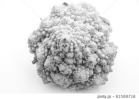 Detail of a Romanesco broccoli Detail of a Romanesco broccoli 61569716