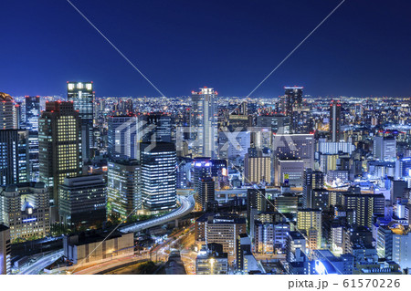 大阪・キタの夜景 61570226