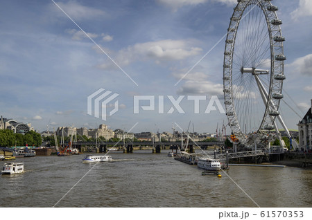 London Eye photographed from the Westminster 61570353