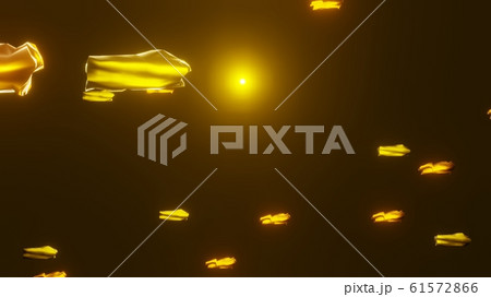 黄金の物体が飛び回る空間 黄金の物体が飛び回る空間 61572866