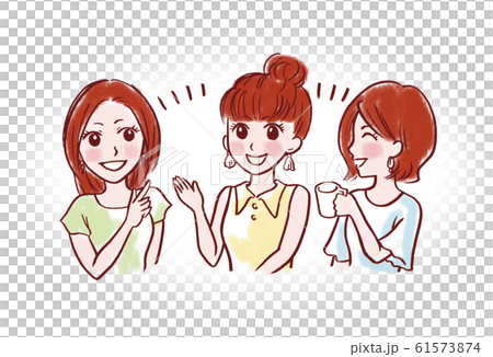 三個女人聊天 61573874