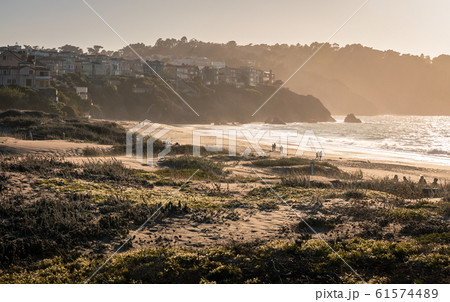Baker beach of San Francisco at sunset Baker beach of San Francisco at sunset 61574489