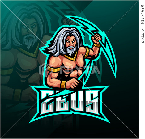 Zeus sport mascot logo design 61574630