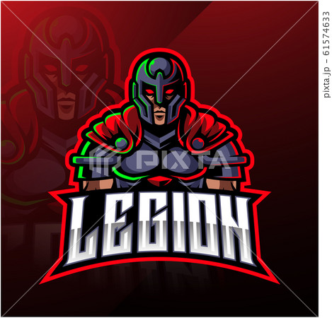 Legion warrior esport mascot logo design 61574633