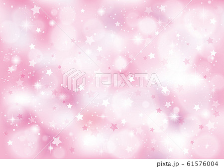 星 キラキラ 背景 ピンクのイラスト素材