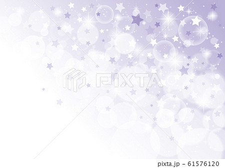 星 キラキラ 背景 紫のイラスト素材