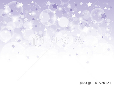 星 キラキラ 背景 紫のイラスト素材