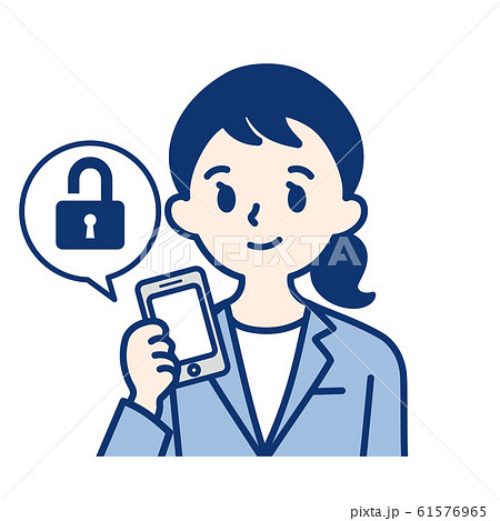 社会人(スマホ・鍵・女性) 社会人(スマホ・鍵・女性) 61576965