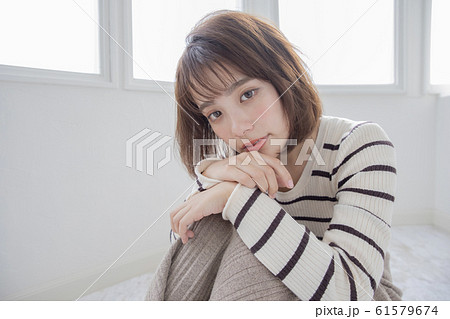 ストレート ボブスタイル 女性 ストレート ボブスタイル 女性 61579674