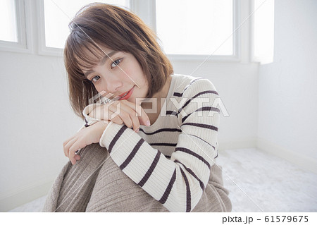 ストレート ボブスタイル 女性 ストレート ボブスタイル 女性 61579675