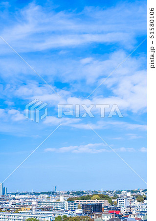 神奈都市風景 神奈川県川崎市の景色 さわやかな青空と都会 都市風景の画像素材 オフィス街の写真素材