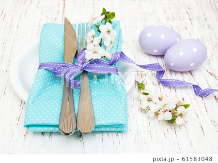 easter table setting easter table setting 61583048